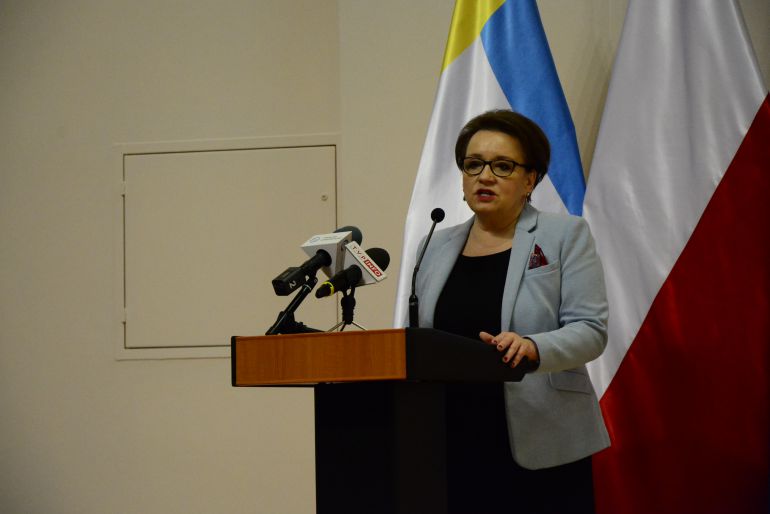 Minister Anna Zalewska o edukacji dla zdrowia w Kielcach