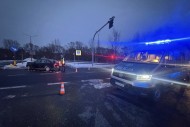 Wypadek na skrzyżowaniu. Dwie osoby w szpitalu