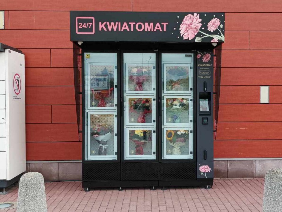 W Kielcach stanął pierwszy „Kwiatomat”