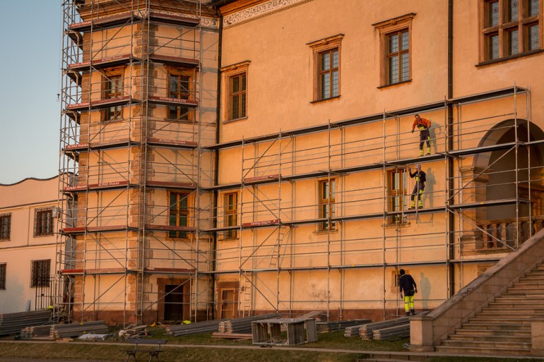 Trwa remont Dawnego Pałacu Biskupów Krakowskich