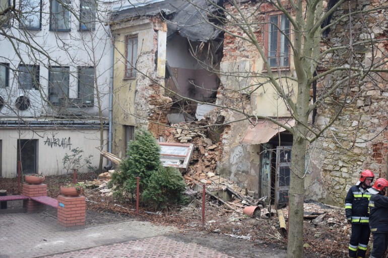 Katastrofa budowlana na ulicy Dużej