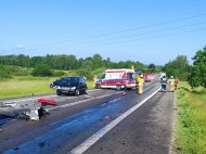 Tragiczny wypadek w miejscowości Przełom. Jedna osoba nie żyje