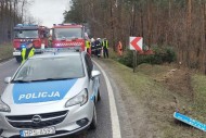 Tragiczny wypadek w Koprzywnicy. Nie żyje kierowca