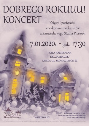 "Dobrego roku" - koncert kolęd i pastorałek w "Zameczku"