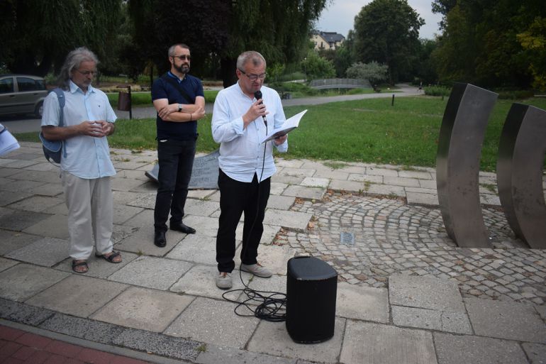 Uczczono pamięć o ofiarach zagłady kieleckiego getta