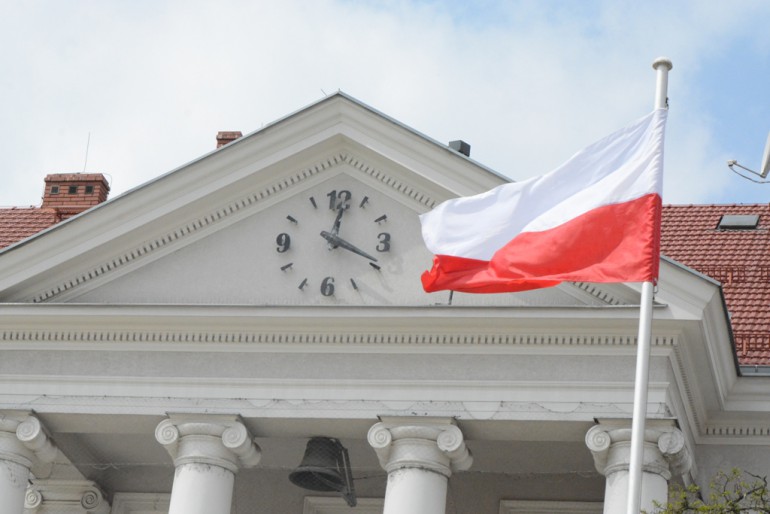 Flaga powiewa nad Kielcami