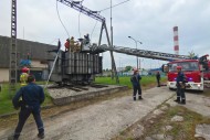 Atak padaczki na transformatorze. Interweniowali strażacy