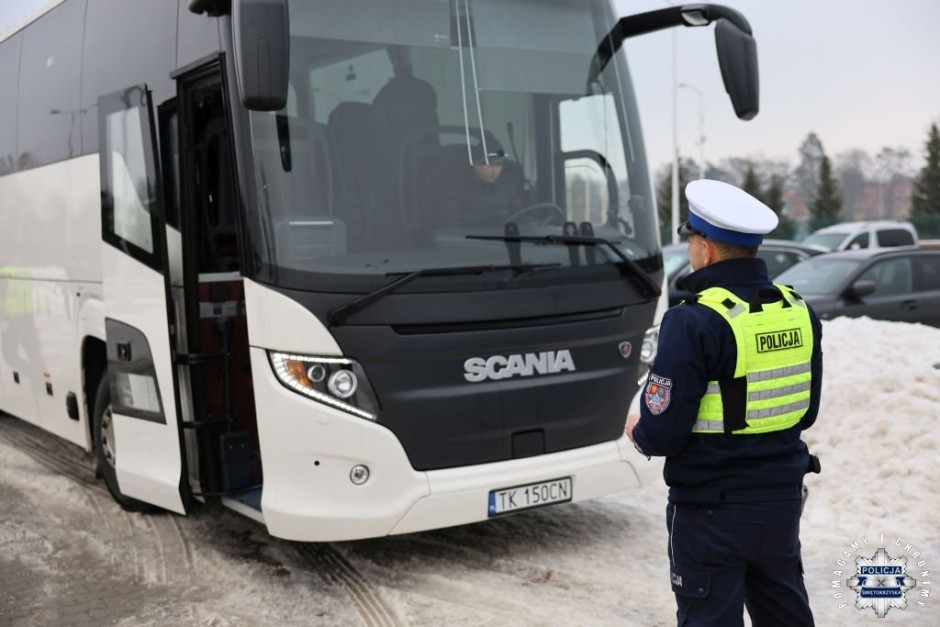 Punkt kontroli autokarów już działa