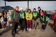 Harcerze z Kielc pomagają przy granicy