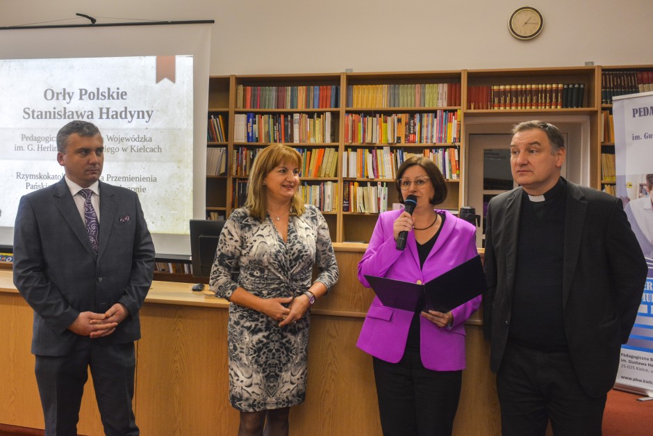 [FOTO] Orły Polskie w Bibliotece Pedagogicznej