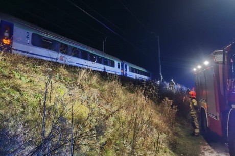 Pociąg z Litwy stanął w powiecie włoszczowskim