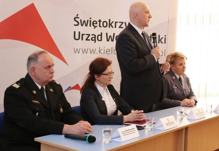 Odprawa z udziałem ministra