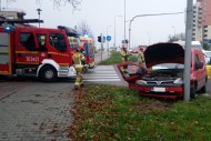 Wypadek na ul. Grunwaldzkiej, dwie osoby w szpitalu