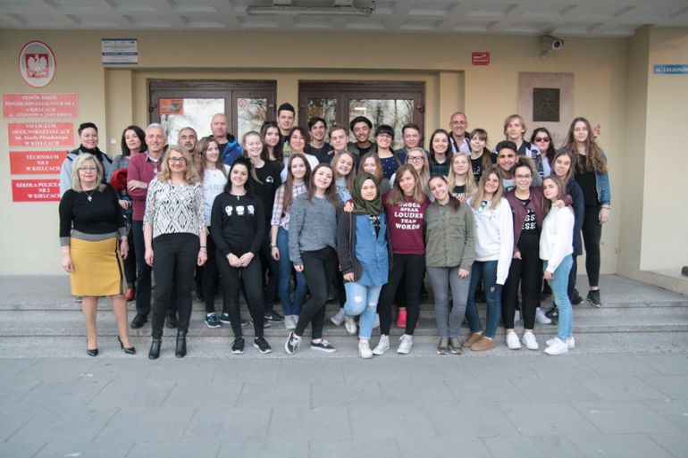 Uczniowie z zagranicy przyjechali do Kielc