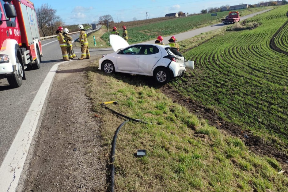 Wypadek w miejscowości Goźlice