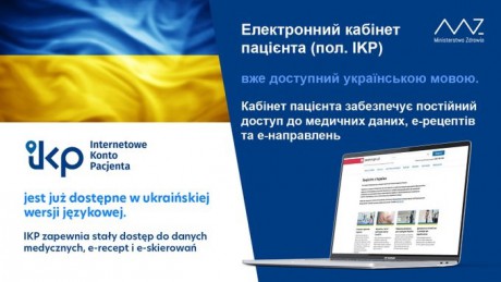 Internetowe Konto Pacjenta dostępne w języku ukraińskim