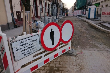 Ulica Śniadeckich w Kielcach przejezdna dopiero w maju