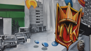 Warsztaty graffiti w Muzeum Zabawek