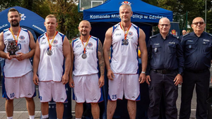 Świętokrzyscy policjanci drudzy na podium. Za nami mistrzostwa w koszykówce