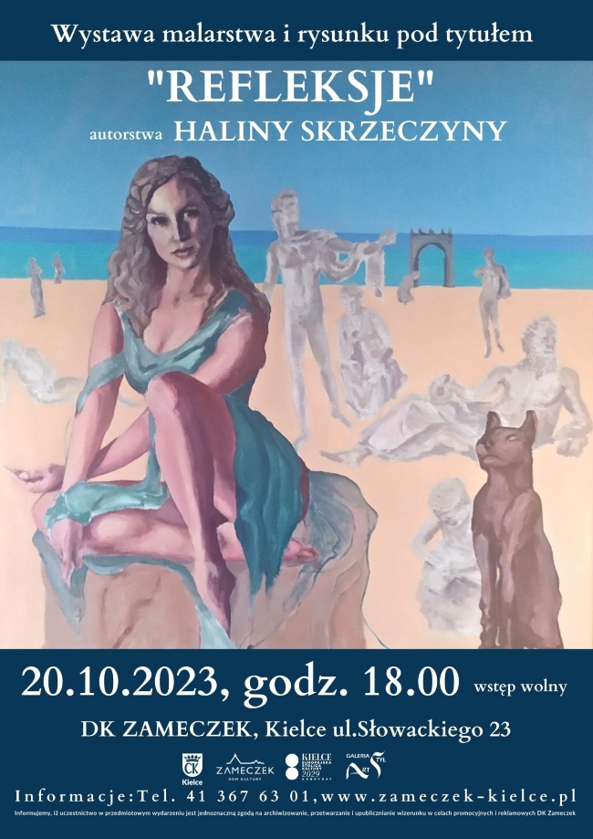 Wystawa malarstwa i rysunku autorstwa Haliny Skrzeczyny Zameczek201023