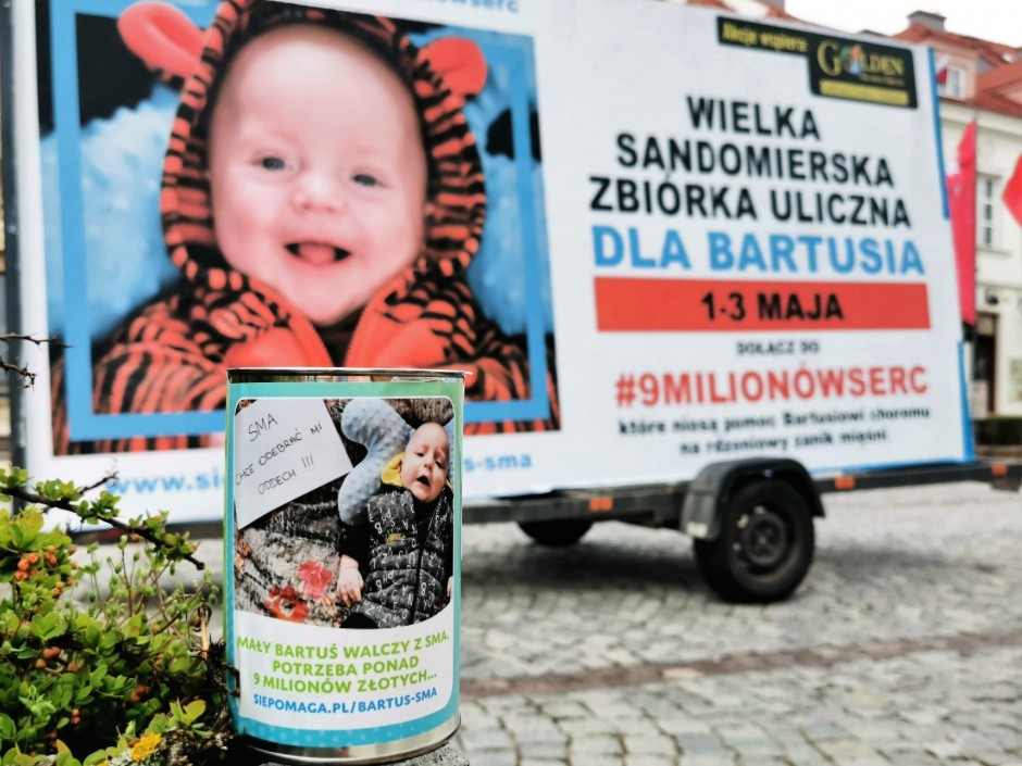 [FOTO] #9milionówserc dla Bartusia. Wielka zbiórka w Sandomierzu