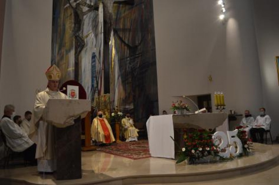 Srebrny jubileusz parafii w Bilczy