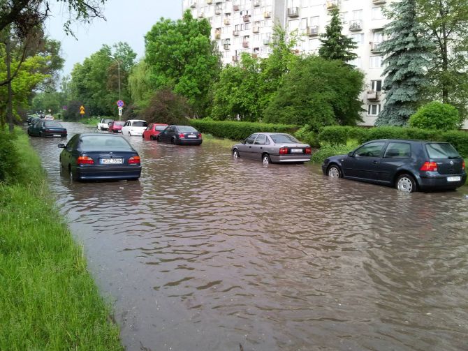 Rzeka na ulicach Kielc. Fatalne prognozy