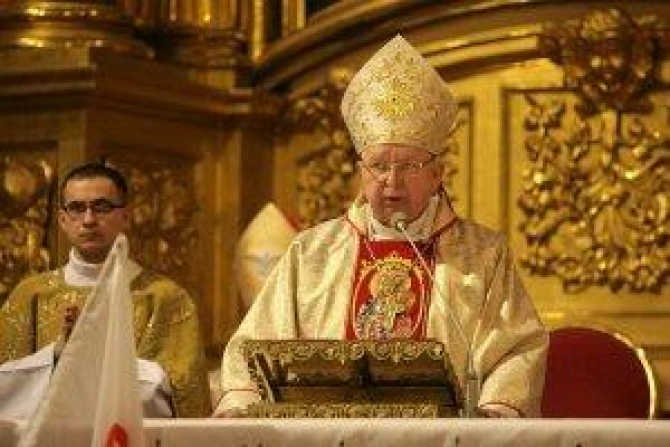 Ogłoszenie nowego biskupa w kieleckiej katedrze