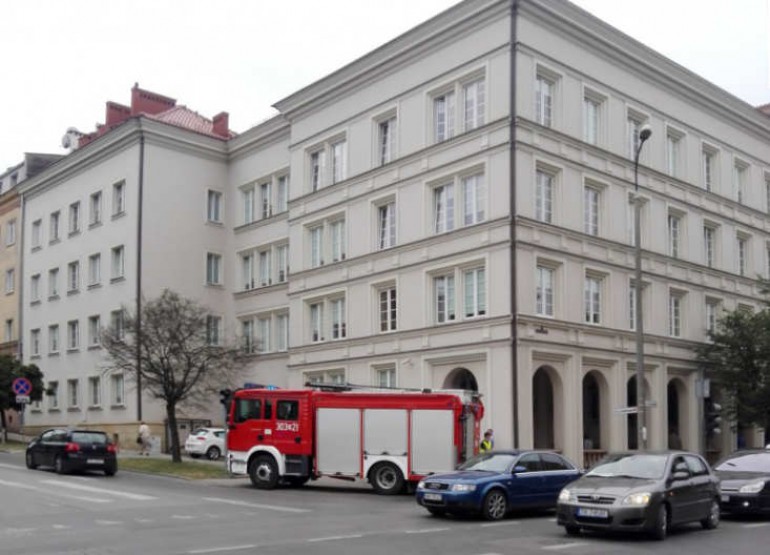Alarm bombowy w Sądzie Okręgowym w Kielcach. Policja na tropie sprawcy