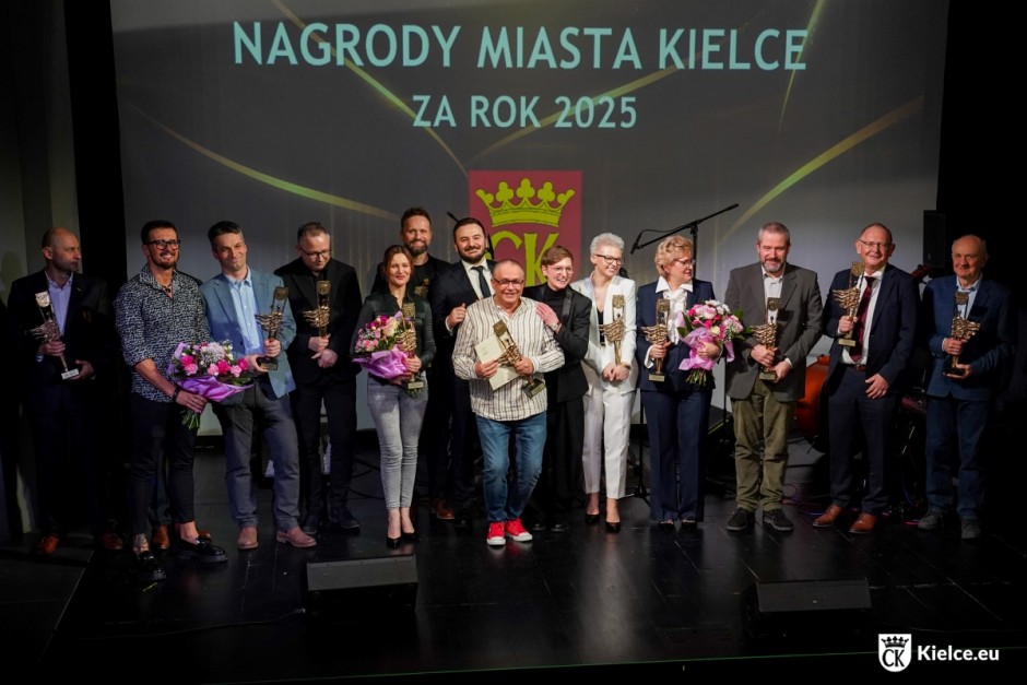 Wręczyli Nagrody Miasta Kielce za 2025 rok