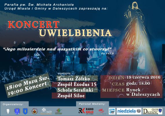 Koncert uwielbienia w Daleszycach