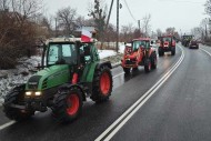 Blokada ronda w Nagłowicach. Trwa protest rolników