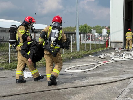 [FOTO] Trwają ćwiczenia „BAŁTYKGAZ 2024”. W akcji przeszło dwustu strażaków