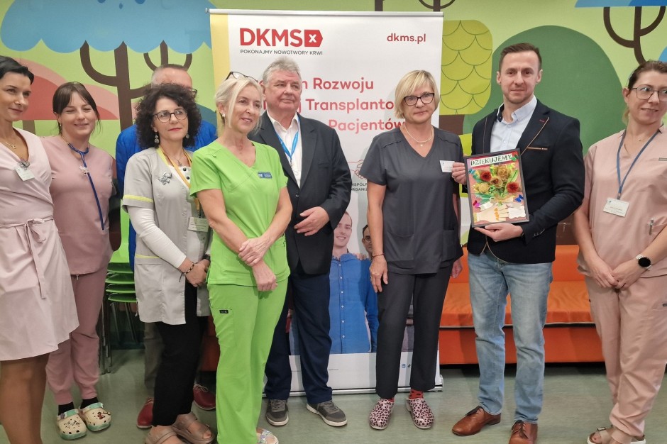 DKMS wspiera kielecki Oddział Onkologii i Hematologii Dziecięcej