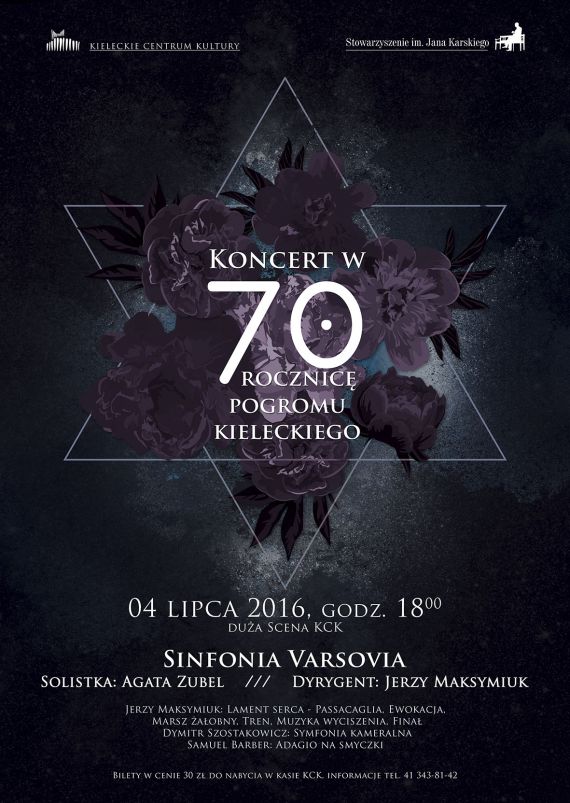 Koncert w 70 rocznicę pogromu kieleckiego