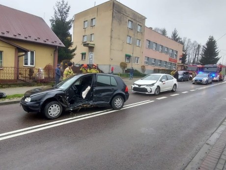 Wypadek w Połańcu. Kobieta w szpitalu