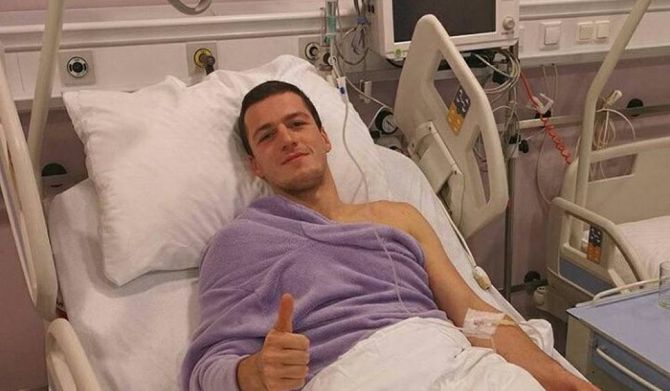 Filip Ivić po operacji