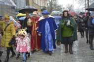 [FOTO] Deszcz nie zatrzymał Orszaku Trzech Króli w Kielcach