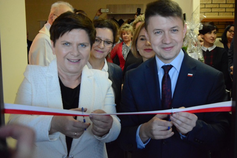 [FOTO] Beata Szydło i Bartłomiej Dorywalski otworzyli biuro poselskie