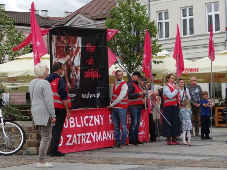 Na kieleckim Rynku modlitwa o zatrzymanie aborcji
