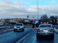 Rolnicy blokują rondo w Cedzynie