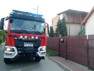 Pożar domu przy ulicy Norwida w Kielcach