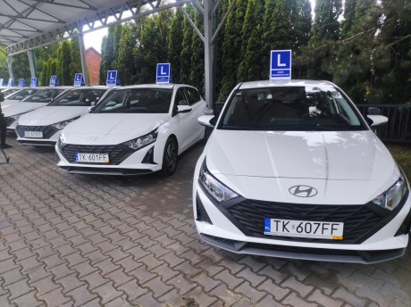 Nowe hyundaie i20 w Wojewódzkim Ośrodku Ruchu Drogowego