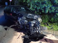 Wieczorny wypadek w Kostomłotach. Cztery osoby w szpitalu