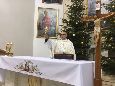 Relikwie św. Jana Pawła II w parafii na Białogonie