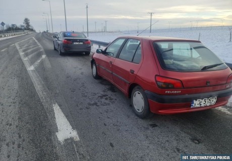 Ekspresówką pod prąd… bo chciał zawrócić