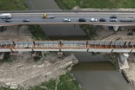 Stalowa konstrukcja mostu w Sandomierzu już zamontowana
