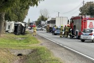 Kraksa w Ożarowie. Zderzyły się trzy pojazdy