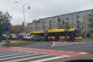 Dwa zdarzenia drogowe z udziałem autobusów miejskich