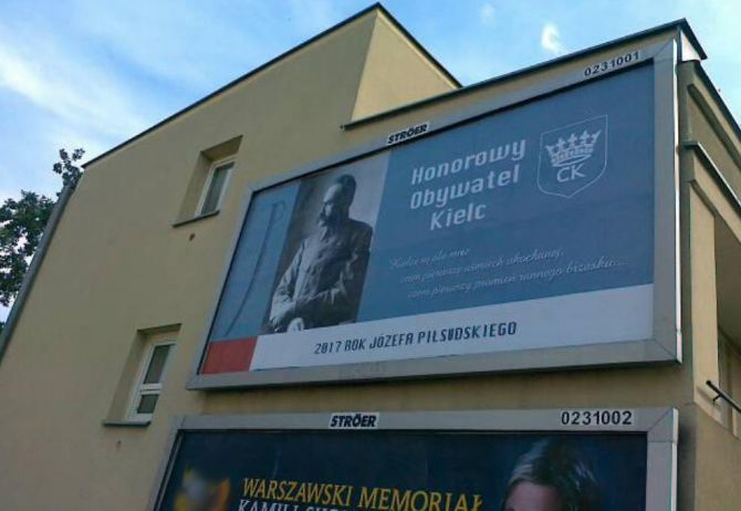 Kielce promują się z J. Piłsudskim